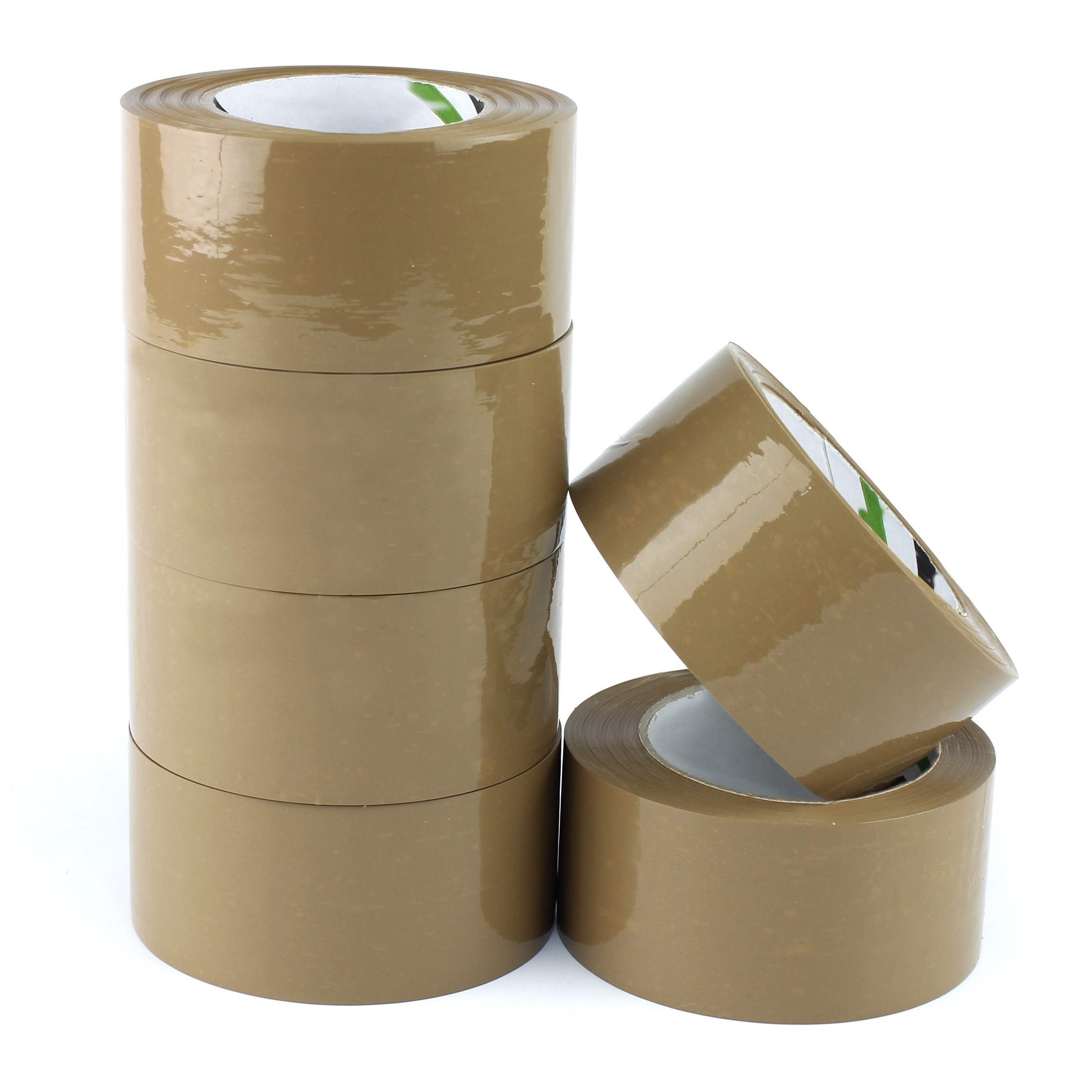 Banda adeziva baza solvent, rola 48mm x 132m, scotch maro ambalare, set 6 role - imagine 6